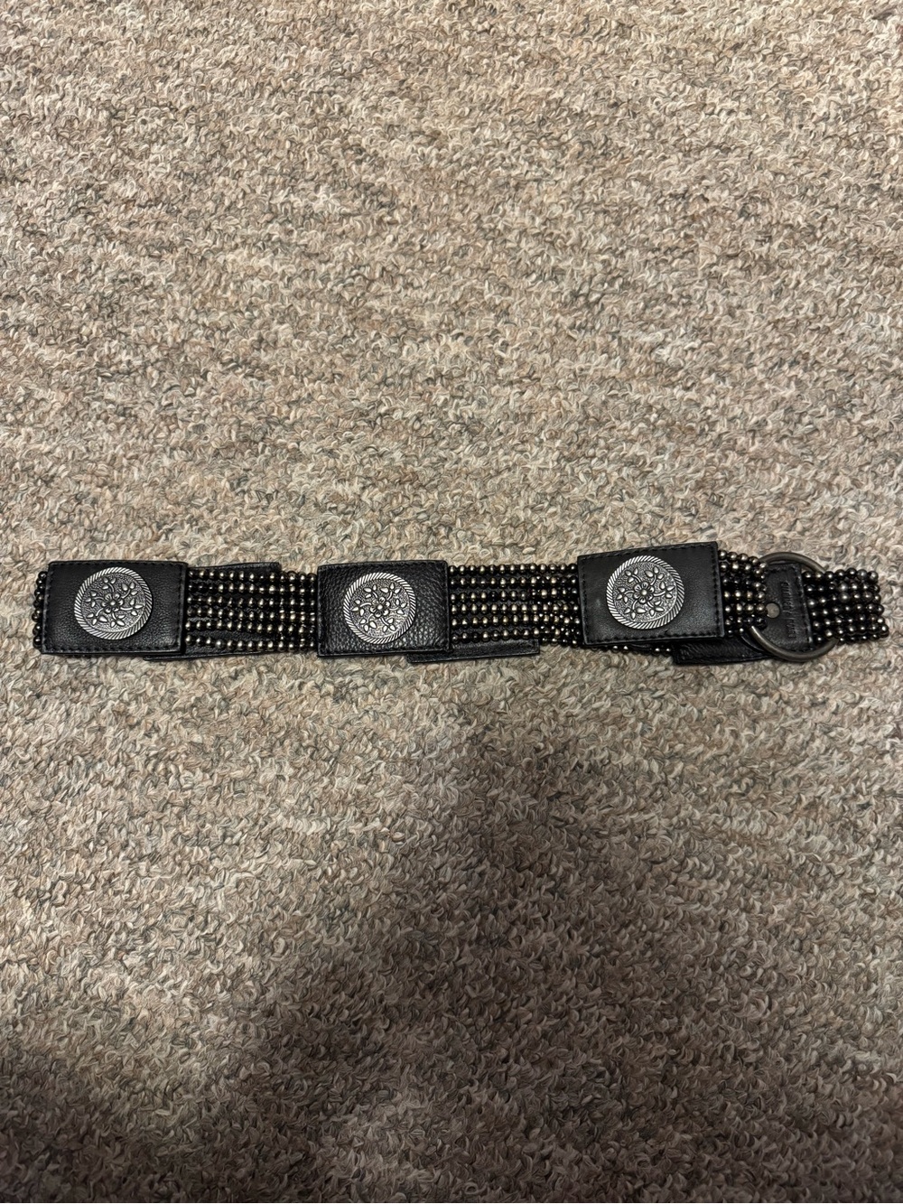 Black beaded hip belt from Urban Outfitters